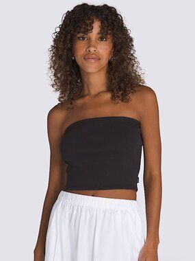 Vans Drew Rib Tube Top - Black - Women's Medium
